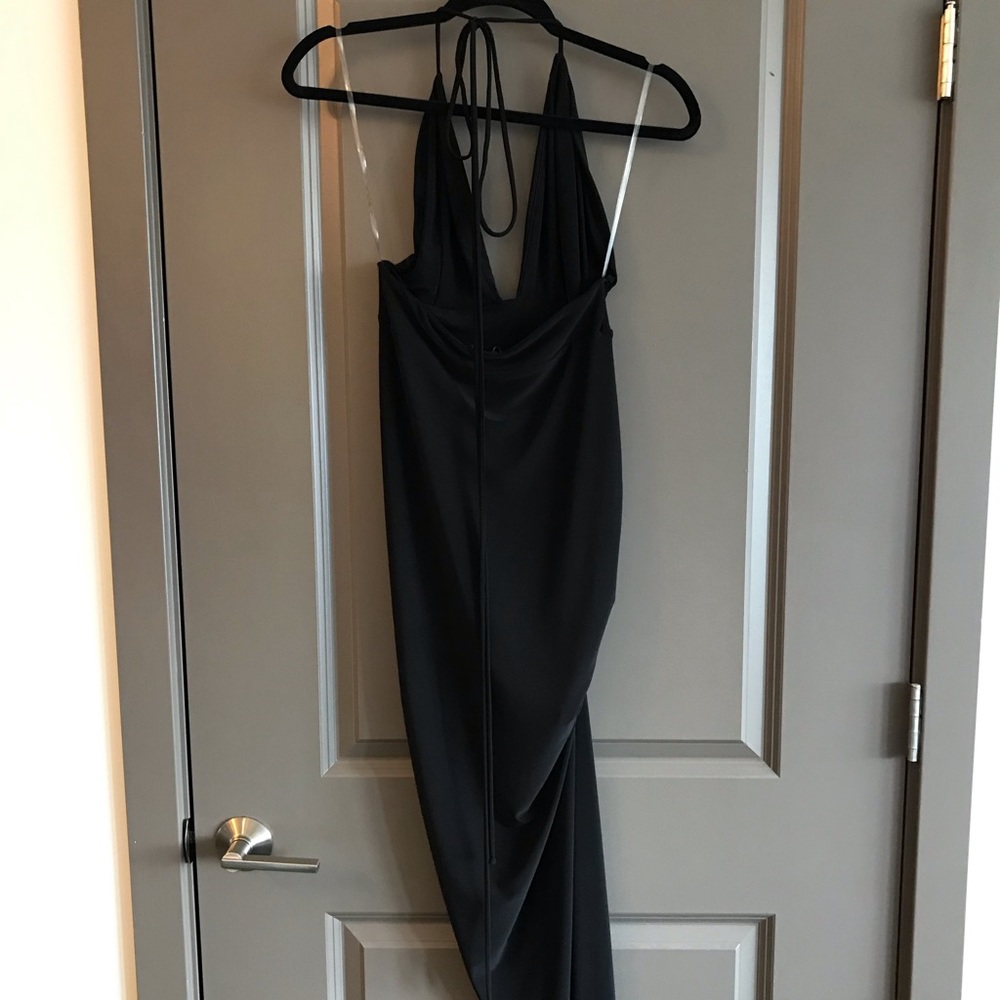 Super sexy halter dress with split on the side